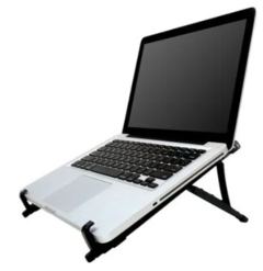 SUPORTE ERGONOMICO P NOTEBOOK MULTILASER AC377 PRETO - comprar online