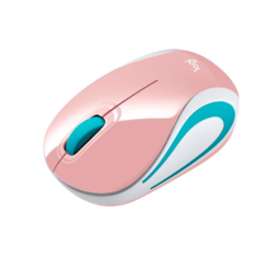 MOUSE MINI OPTICO LOGITECH WIRELESS M187 ROSA USB - comprar online