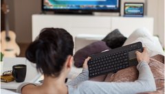 TECLADO SEM FIO LOGITECH TOUCH SMART TV K400 PLUS - comprar online