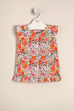 Blusa de poplin estampado exclusivo "sofia" Articulo: 43131751 - comprar online