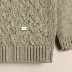 sweater con trenzas big braids art 42192259 - comprar online
