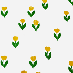 Tela batista estampada tulipanes 02