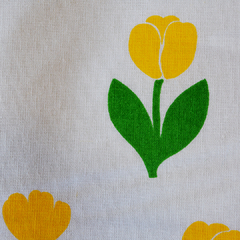 Tela batista estampada tulipanes 02 - comprar online