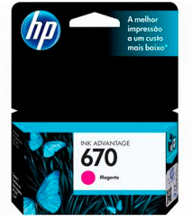 HP CZ115AB 670 CARTUCHO DE TINTA MAGENTA (4 ml)