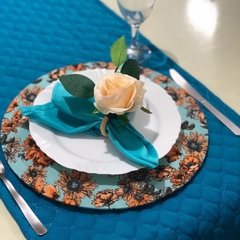 Trilho de mesa azul claro - comprar online