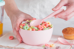 Cucharita Infantil De Plástico pastel 13,5 Cm - tienda online