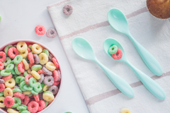 Cucharita Infantil De Plástico pastel 13,5 Cm - comprar online