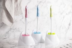 Cepillo de baño plástico blanco 3 colores 38 x 13 cm - comprar online