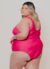 Maiô Plus Size Sem Bojo com Decote V e Costas U - Acqua Rosa Moda Praia Plus Size