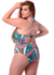 Maiô sem Bojo Estampado Plus Size - comprar online