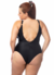 Maiô Preto Alça Regulável Plus Size - comprar online