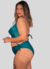 Biquíni Plus Size Verde sem Bojo com Amarração e Proteção UV - comprar online