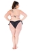 Top Cortininha Estampa Poa Plus Size Sem Bojo - comprar online