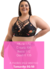 Biquíni Cropped Estampado Preto Plus Size na internet