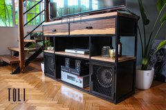 Rack Tv TOLI - TOLI - Wood & Metal - Muebles de calidad