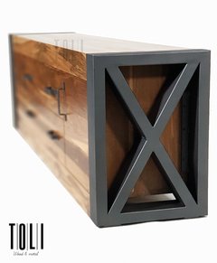 Rack TV McQueen - TOLI - Wood & Metal - Muebles de calidad