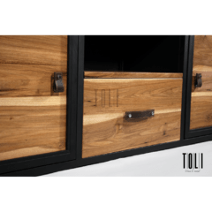 Rack tv PAUL - TOLI - Wood & Metal - Muebles de calidad