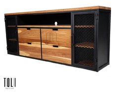 Rack Tv HORNET - TOLI - Wood & Metal - Muebles de calidad