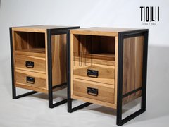 Mesa de Luz AMAZON - TOLI - Wood & Metal - Muebles de calidad