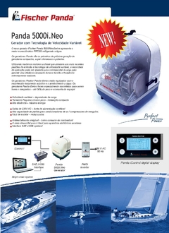 Gerador Fischer Panda 5000i Neo - 220v - Semi Novo - Tecnáutica Assistência Técnica Ltda 