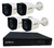 KIT DVR Y 4 CAMARAS DE SEGURIDAD AITECH AHD-1080-4CH - comprar online