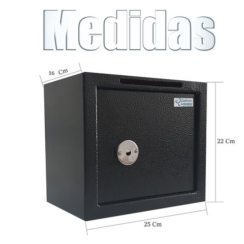Cofre Minibox Com Fechadura Tetra e Coletor de Cédulas - loja online