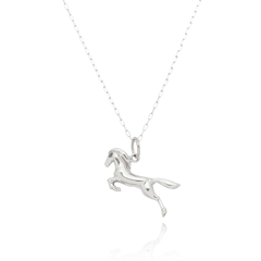 18K Gold Horse necklace - buy online