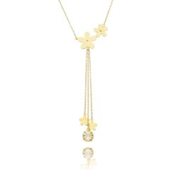Flower pendants necklace