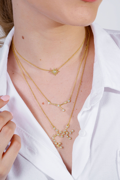 Collar Estrella en plata sin o con baño de oro - Lily Silvestre - Joias personalizadas e exclusivas