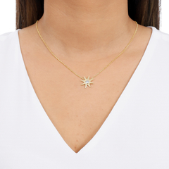 950 Sterling Silver Sun necklace gold plated or not on internet