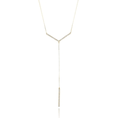 950 Sterling Silver Constellation tie Necklace gold plated or not - buy online