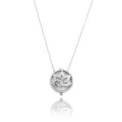 Lotus flower diffuser necklace - buy online