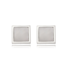 Square / Losenge-Shaped Mother of Pearl Earrings - buy online