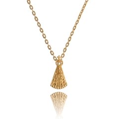 Sterling silver gold plated Our Lady of Aparecida necklace - buy online