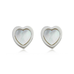 Little-Heart-shaped Mother of Pearl Earrings