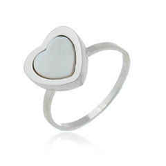 Little-Heart-shaped Mother of Pearl Ring