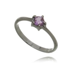 Star-prong setting amethyst ring - online store