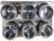 Especieros Condimenteros Imantados X6 Magnéticos Color Plateado - comprar online