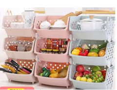 CANASTO POR UNIDAD APILABLE 35 X 28 X 22 CM - comprar online