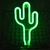 Lampara Led Colgante Cactus Verde 26cm - comprar online