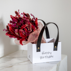 Bolsa com Bouquet de Flores Secas na internet