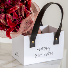 Bolsa com Bouquet de Flores Secas - comprar online