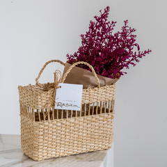 Resort Bag com Flores Secas