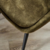 Silla patas metálicas negras asiento tapizado en pana modelo Bel Air - IN - tienda online