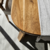 Mesa de comedor PAMPA en madera maciza ángulos curvos 2,00 x 1,00 - comprar online