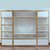 Estantería biblioteca rack Eyra Trio madera paraiso y laqueado blanco con 4 cajones 2 puertas 240 x 180 cm - LMO en internet