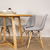 Juego de comedor - Mesa Nórdica Gervasoni madera 130cm + 4 sillas eames tapizadas color a eleccion- LMO en internet