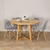 Juego de comedor - Mesa Nórdica Gervasoni madera 130cm + 4 sillas eames tapizadas color a eleccion- LMO - comprar online