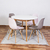 Juego comedor mesa Artus laqueada 120 cm + 4 sillas Eames del mismo color - comprar online