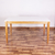 Mesa Comedor Winka madera paraiso tapa blanca 140 cm - LMO - comprar online